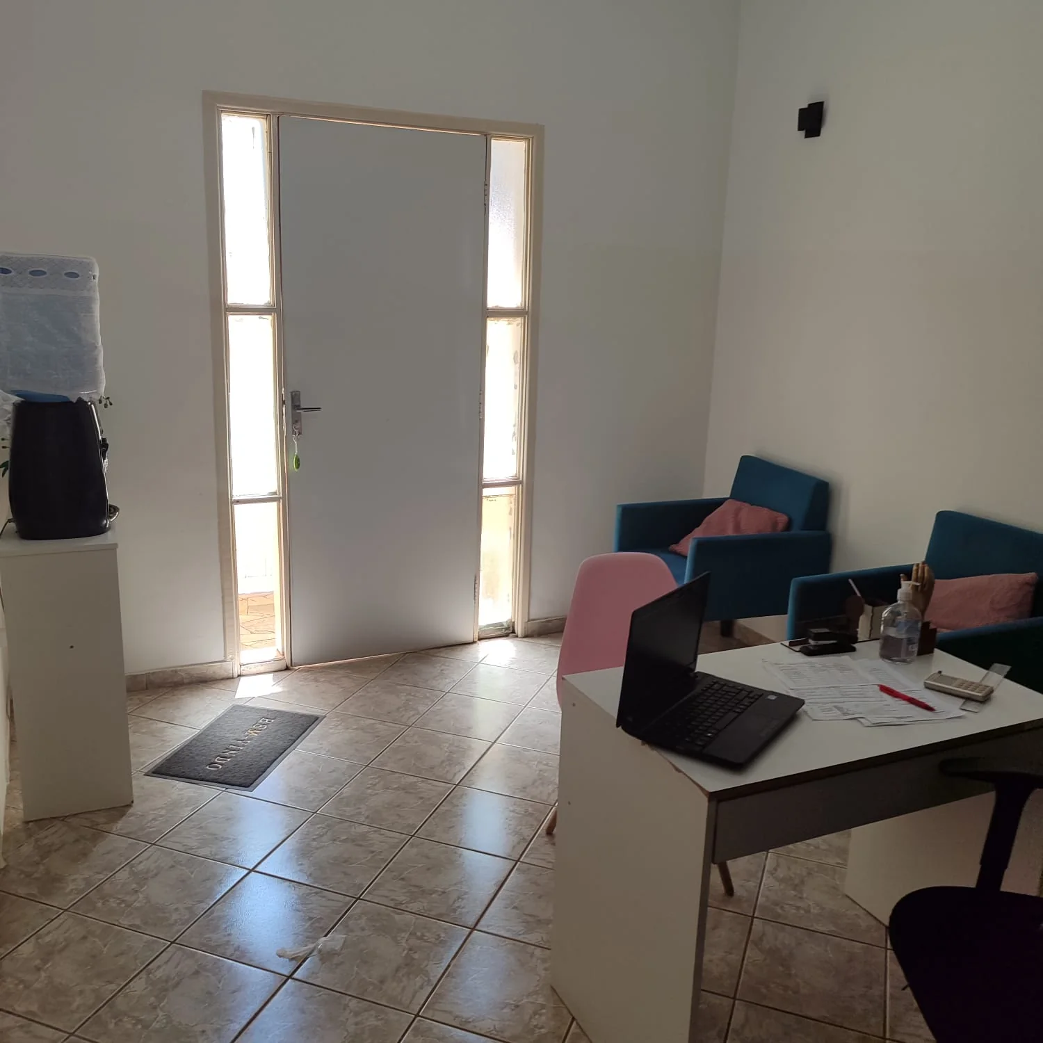 Recepção da clínica Suellen Silva em Bauru
